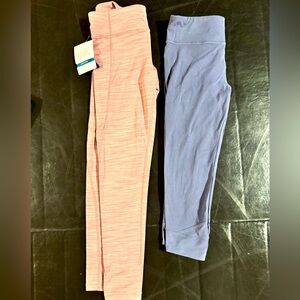 Stylish Kids Leggings Set - Pink and Purple